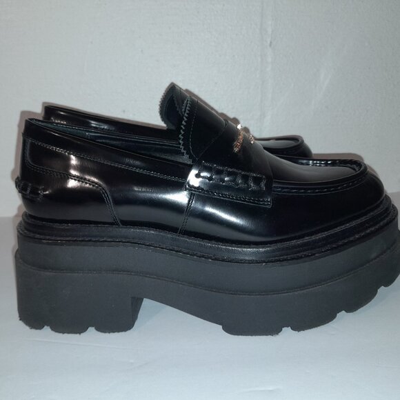Alexander Wang Black Platform Loafers - Picture 3 of 10